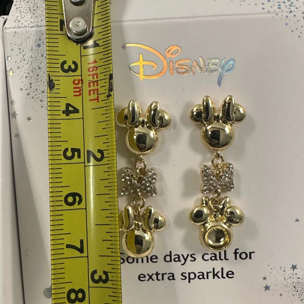 🆕Disney Gold Minnie Mouse Earrings